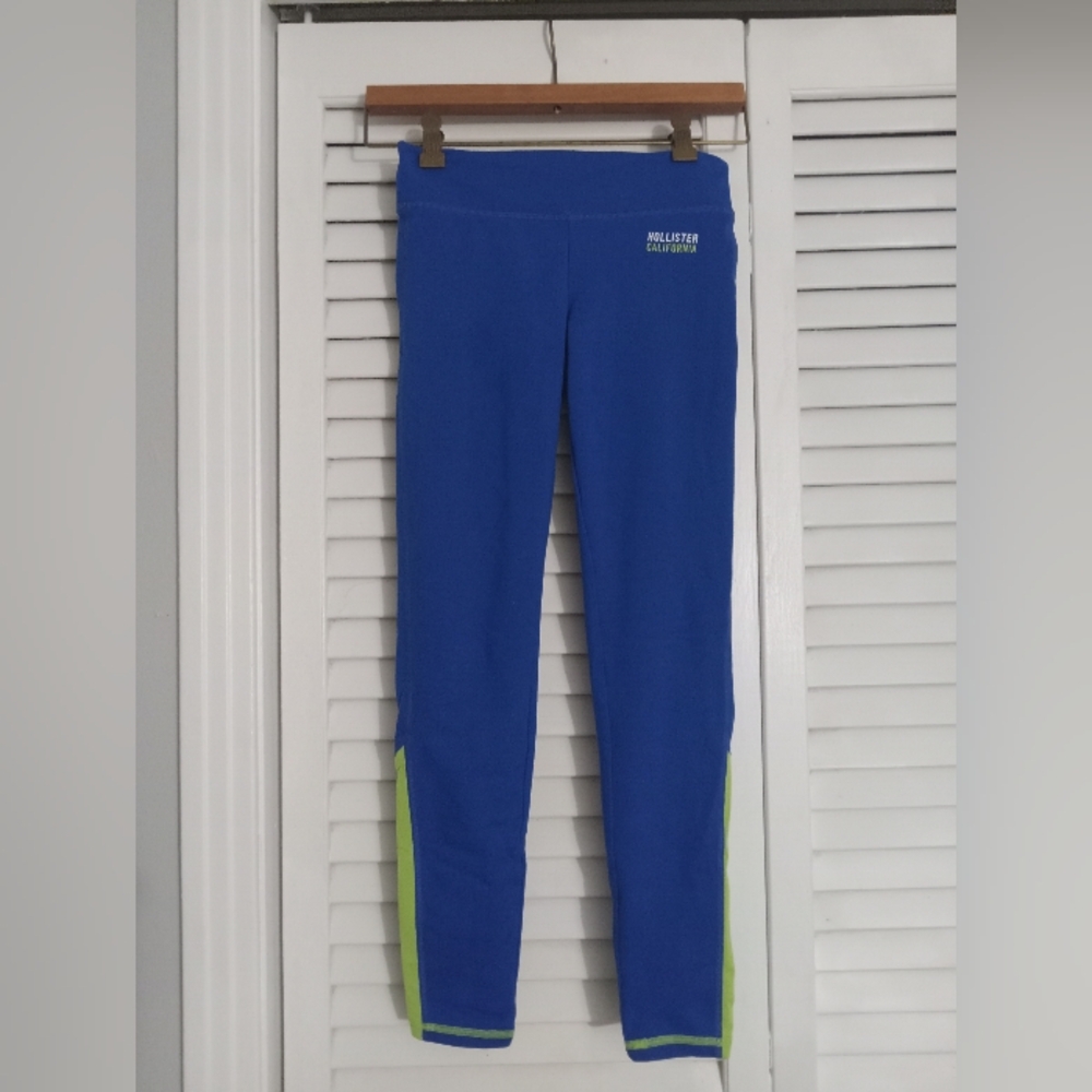 Hollister workout leggings Size S blue/green